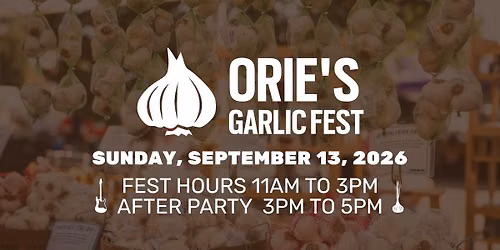 Orie's Garlic Fest 2026