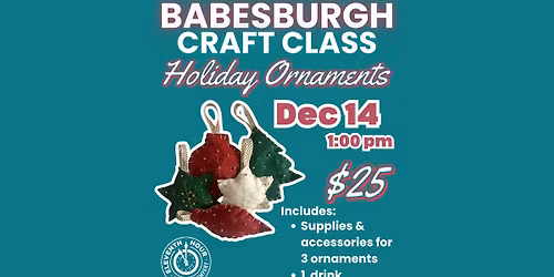 Handmade Holiday Ornaments