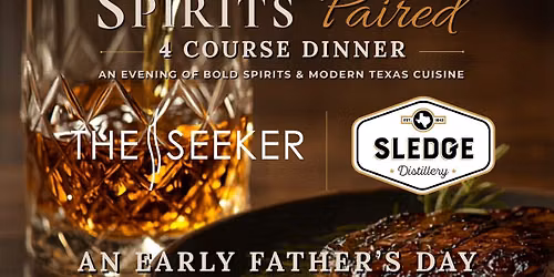 Spirits Paired 4-Course Dinner