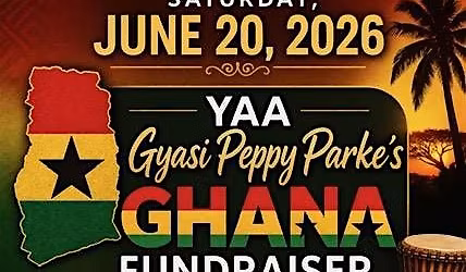 Yaa Gyasi Peppy Parke's annual Fundraiser for Ghana