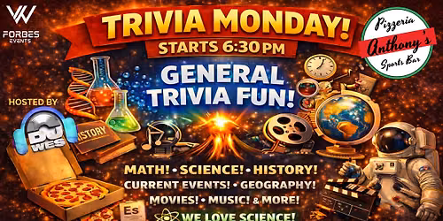 TRIVIA NIGHT At Anthony's