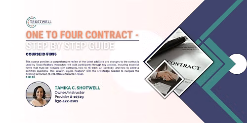 One to Four Contract- Step By Step Guide
