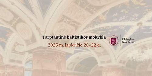 Tarptautin\u0117 baltistikos mokykla