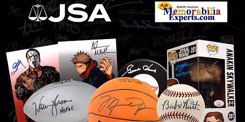 JSA at Memorabilia Experts