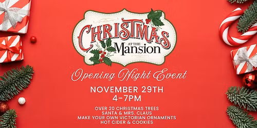 Christmas at Meeker Mansion Opening Night