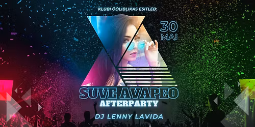 \ud83c\udf3f\ud83e\udd8bSUVE AVAPEO afterparty @KLUBIS \u00d6\u00d6LIBLIKAS\ud83e\udd8b\ud83c\udf3f