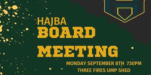 HAJBA Board Meeting