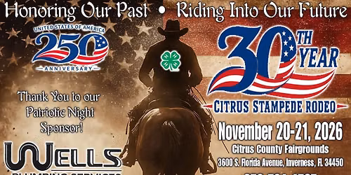 Patriotic Night sponsored by Wells Plumbing Services