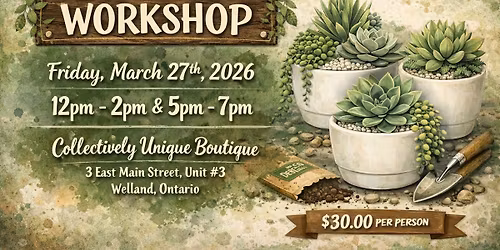 \ud83c\udf3f 4 Inch Planter Workshop