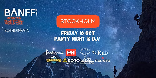 Stockholm - The Banff Mountain Film Festival World Tour