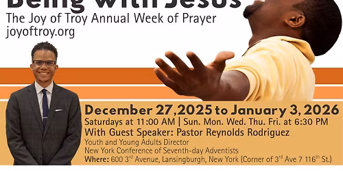 Being with Jesus: Annual Week of Prayer