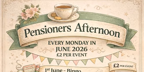 Pensioner Afternoons - bingo