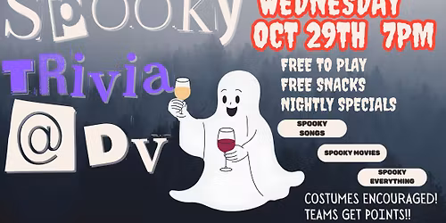 Della Viti Trivia - Spooky Trivia time! 10.29.25 7pm