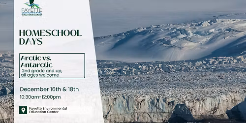 12\/18 Homeschool Days: Arctic vs Antarctic