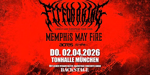 FIT FOR A KING | LONELY GOD EU\/UK TOUR 2026 | TONHALLE M\u00dcNCHEN 2026