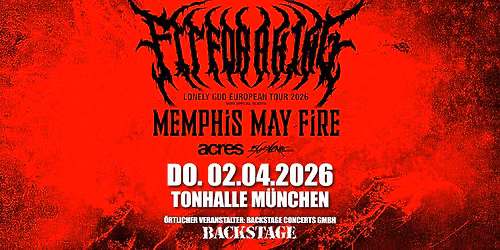 FIT FOR A KING | LONELY GOD EU\/UK TOUR 2026 | TONHALLE M\u00dcNCHEN 2026