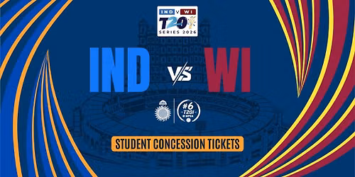 Student Concession : 3rd T20I: India vs West Indies