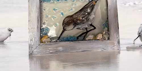 Coffee and Canvas Sandpiper Glassterpiece workshop