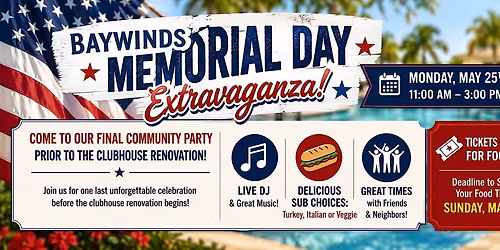 Memorial Day Party