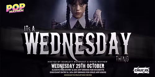 POP MAYHEM - IT'S A WEDNESDAY THING (Halloween Special)