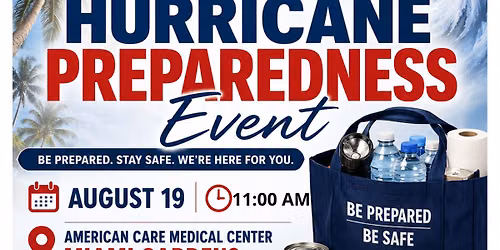 Senior Hurricane Preparedness Event
