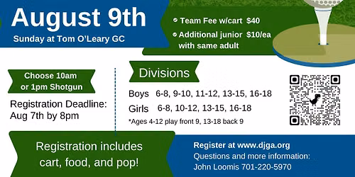 DJGA Adult Junior 2026