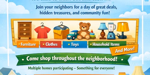 Stonington Community Spring Yard Sale 