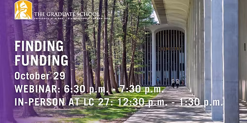 Finding Funding: In-Person Grad Prep Academy Workshop Fall 2025