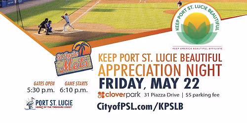 Keep Port St. Lucie Beautiful Appreciation Night