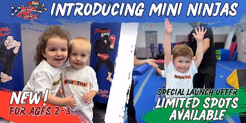 Mini Ninjas Program Launch at NinjaTrix Pensacola