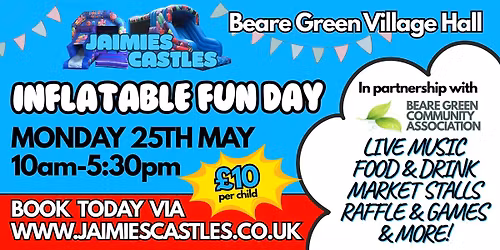 Beare Green Inflatable Fun Day