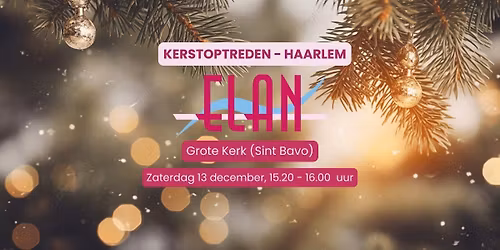 Kerstoptreden Haarlem
