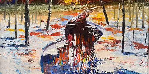 Paint & Sip Oil Class with Donna