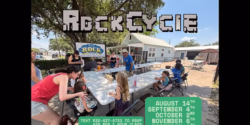 Houston area Rock Cycle class on November 6th. RSVP at 832-437-4733