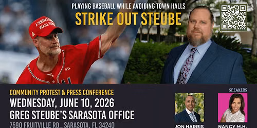Strike Out Steube: Community Protest & Press Conference