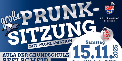 40. Gro\u00dfe Prunksitzung mit Proklamation