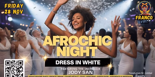 Francophone Vibe: Afrochic Night \u2013 Dress in White
