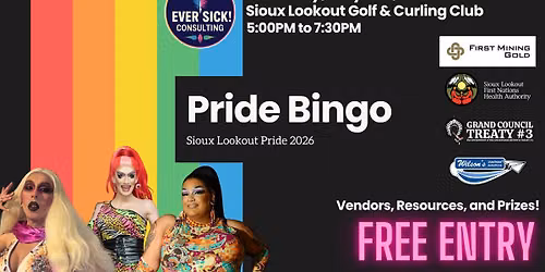 Sioux Lookout Pride - Pride Bingo