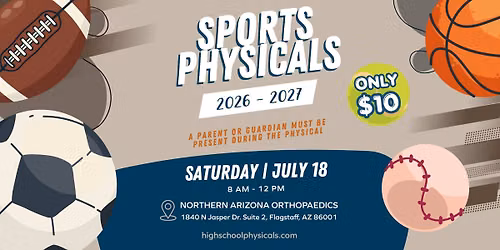 Northern Arizona Orthopaedics Sports Physicals