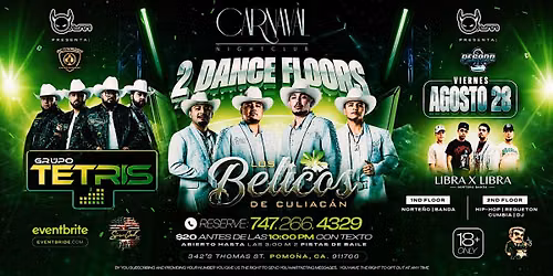 Friday Night Agosto 28 - Banda, Norte\u00f1o, y Reggaeton