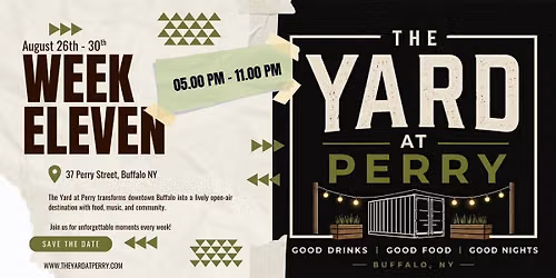 Week Eleven @ The Yard