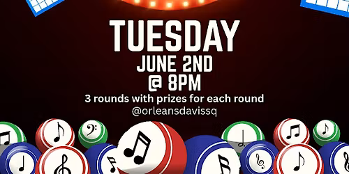 Music Bingo Night @ Orleans Restaurant