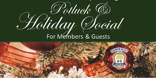 Potluck & Holiday Social + Toy Drive 