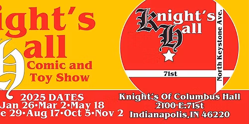 Knight\u2019s Hall Comic and Toy Show