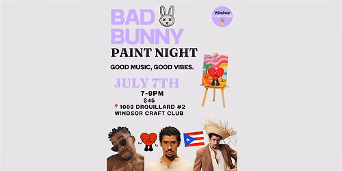 Bad Bunny Paint Night
