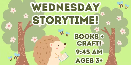 Storytime and Craft for Ages 3+ @ Library Meeting Room