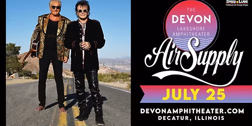 Air Supply - Presented by Speed Lube