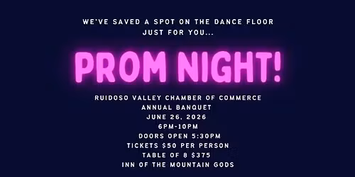 Ruidoso Valley Chamber of Commerce's Annual Banquet