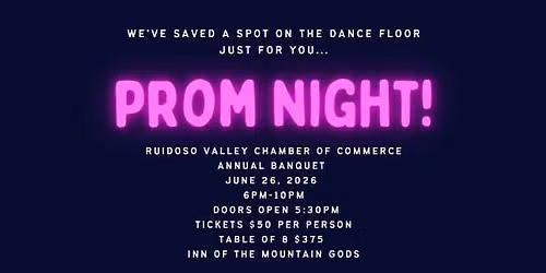 Ruidoso Valley Chamber of Commerce's Annual Banquet