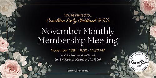 November Monthly Meeting